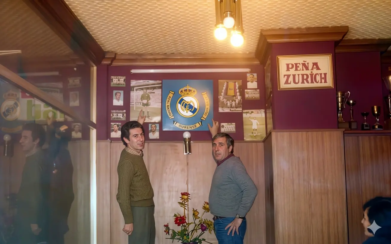 Fotografía histórica de la Peña
