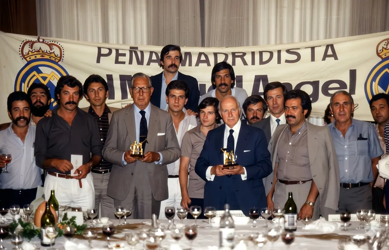 Fotografía histórica de la Peña